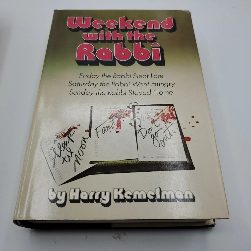 Lot‎ of 5 Harry Kemelman Rabbi Murder Mysteries Hardcover VTG HB HC DJ